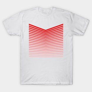 Graphic in red and grey. T-Shirt